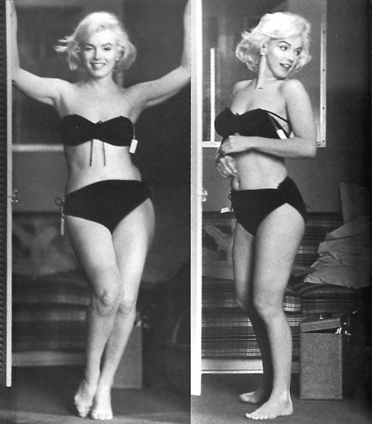 Marilyn Monroe wordt nu dik gevonden