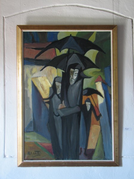 Schilderij van onbekende kunstenaar, gezien in Roemenië