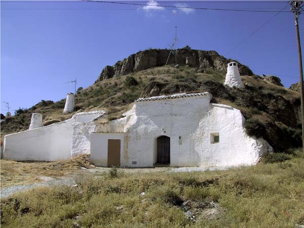 cave houses in spain. Cave house