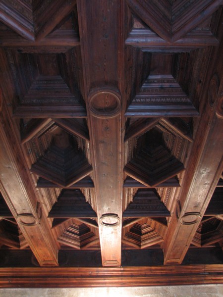 Houten plafond