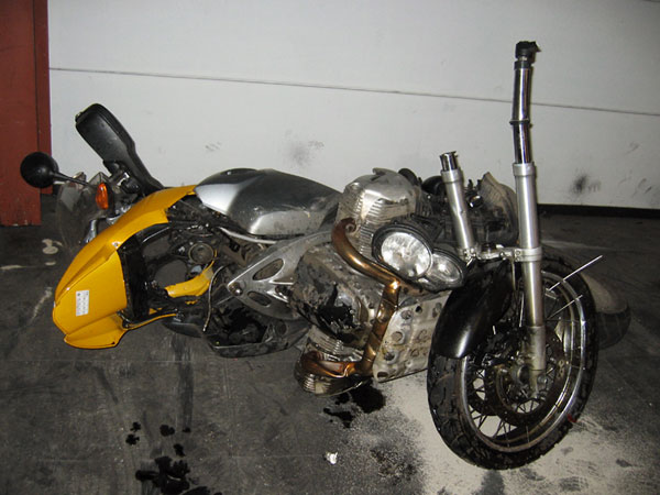 Crashed R1200GS