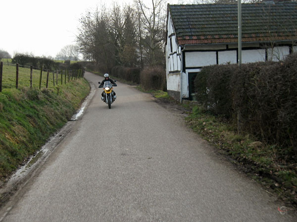 R1200GS and fachwerk house