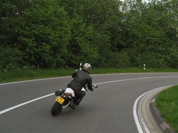 Motorcycle cornering