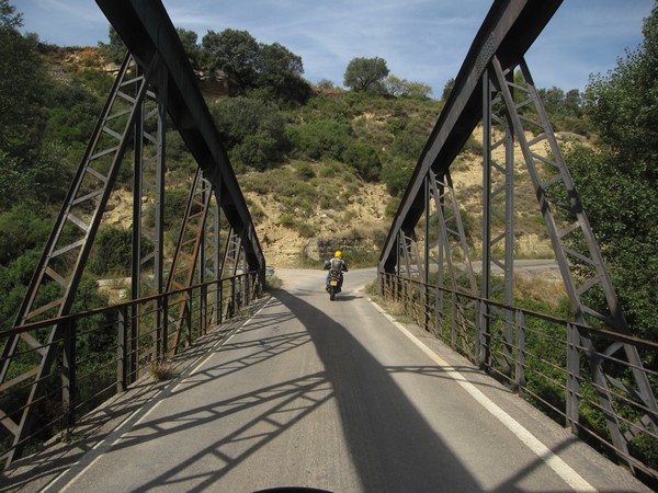 metalen brug