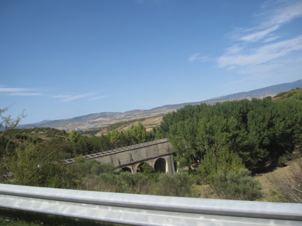 Aquaduct van boven gezien