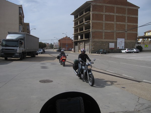 Twee motorrijders