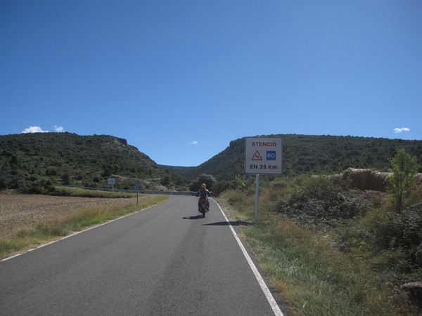 Tenere, en bord Attencio bochten en 35 km 