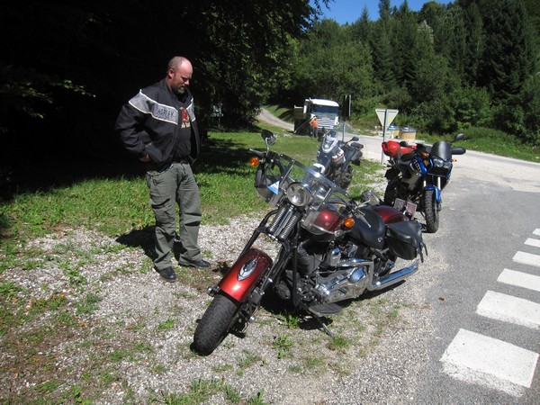 Man en Harley