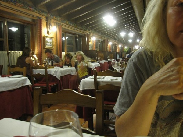 Sylvia in restaurant