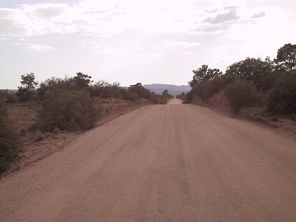 Unpaved american highway