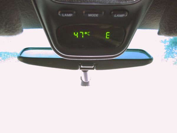 Thermometer met 47 graden celsius