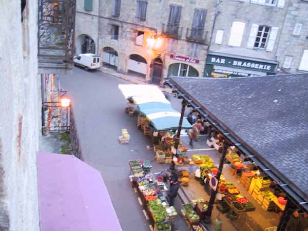 Groentemarkt, gezien van boven