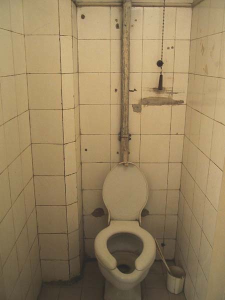 Verwaarloosde wc