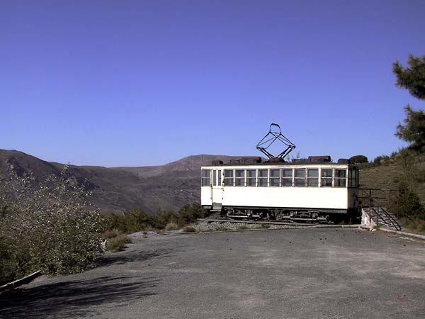 Trammetje hoog in de Sierra Nevada