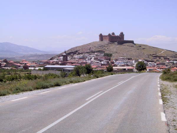 Castle with round towers