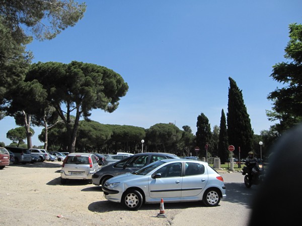 parkeerplaats, parasoldennen