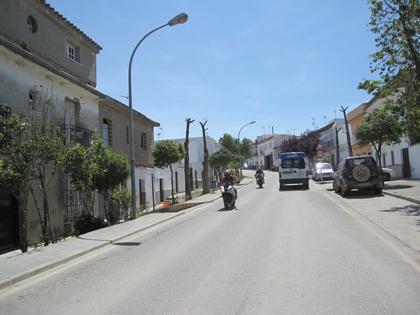 Motoren in straat