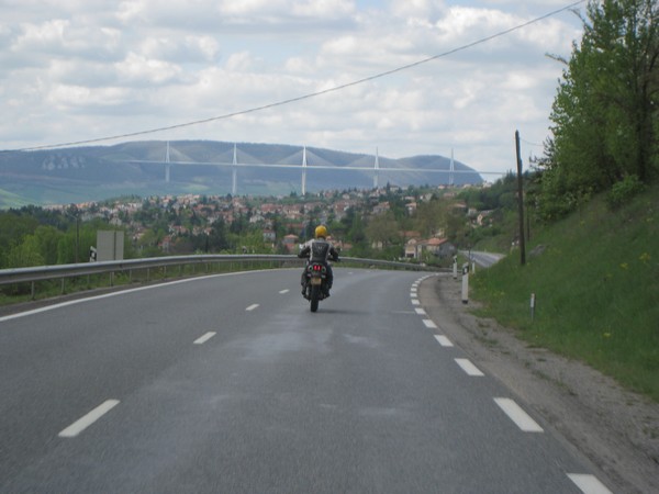 Zicht op rank viaduct