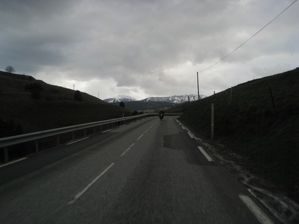 Tenere, besneeuwde bergen