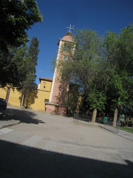 Roze kerktoren