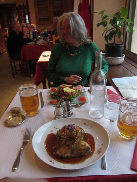 Sylvia met bord eten