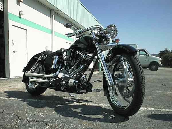 An Arlen Ness styled Harley