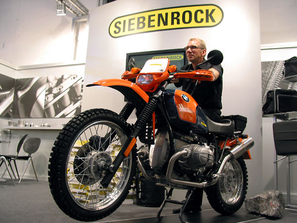 Door Siebenrock verfraaide R100GS