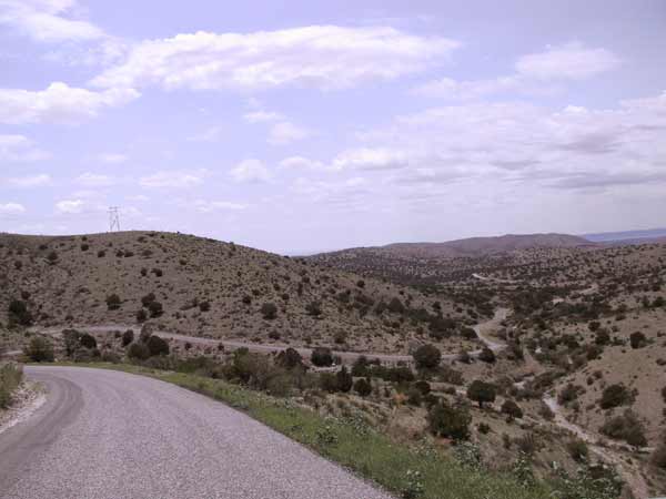 Road through the desert