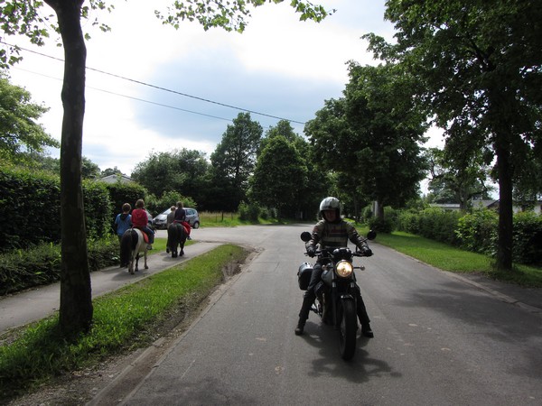 Moto Guzzi V7 en ponies