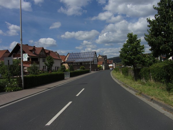 Dak met zonnepanelen