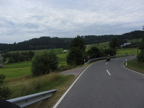 Guzzi in de bocht