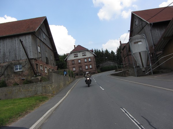 Huis met graansilo