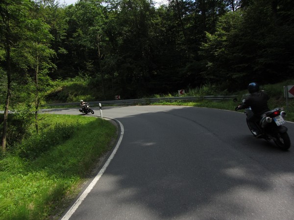 Twee motorrijders