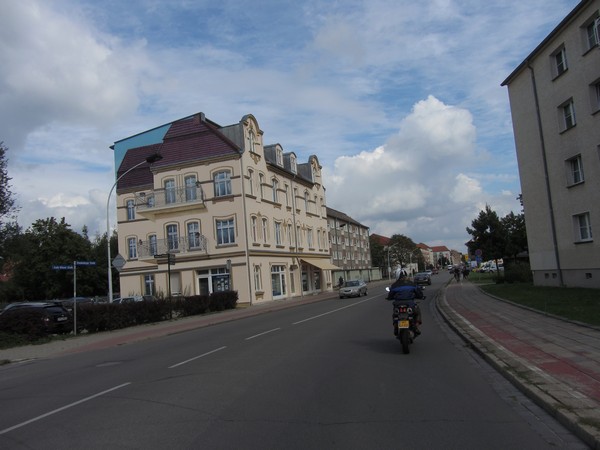 Huis met beschilderde zijgevel