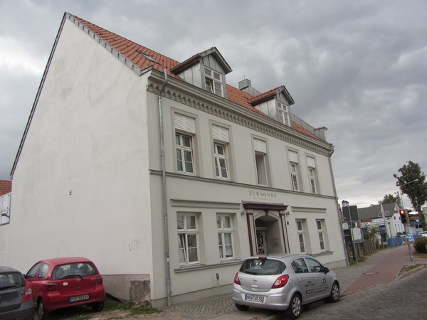 Huis met opschrift