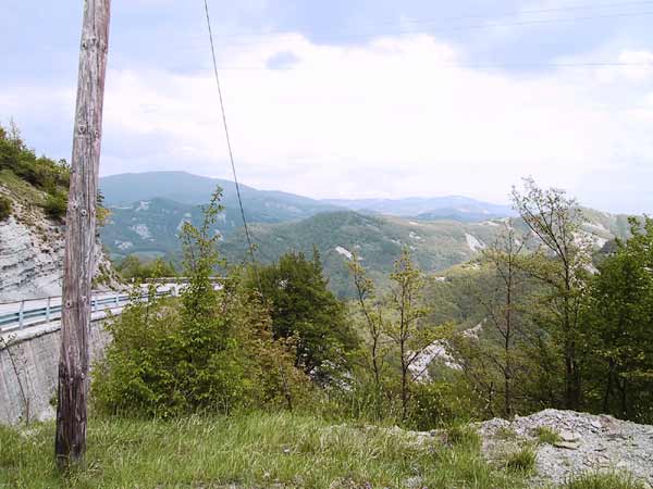 Green, hilly landscape