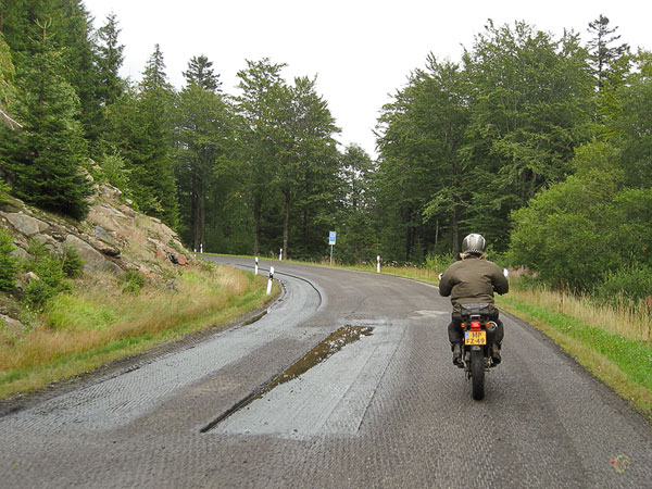 Tricker op gefreesd wegdek