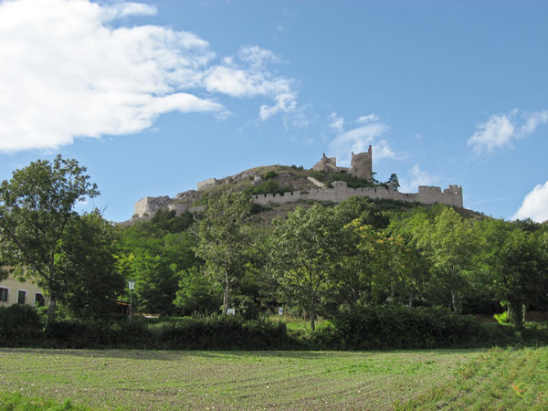 Ruine op berg