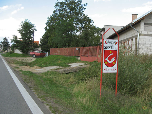Overgroeie berm