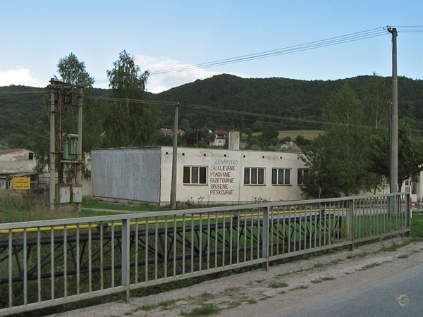 Industrie-achtige ruine