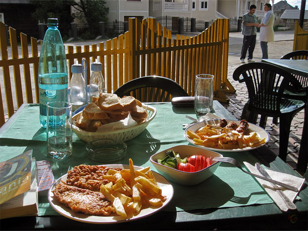 Tafel voor eten, buiten