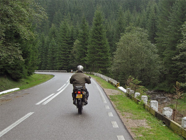 Beekje naast de weg