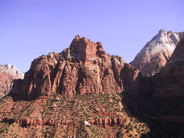 Red rock mountain