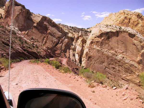 Unpaved sharp hairpins