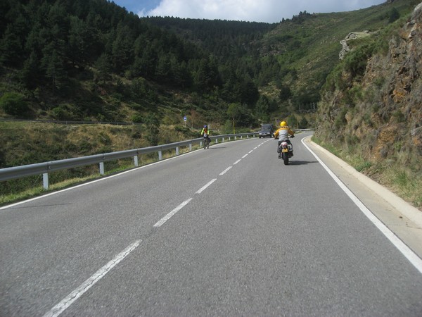 Mulhacen en fietser