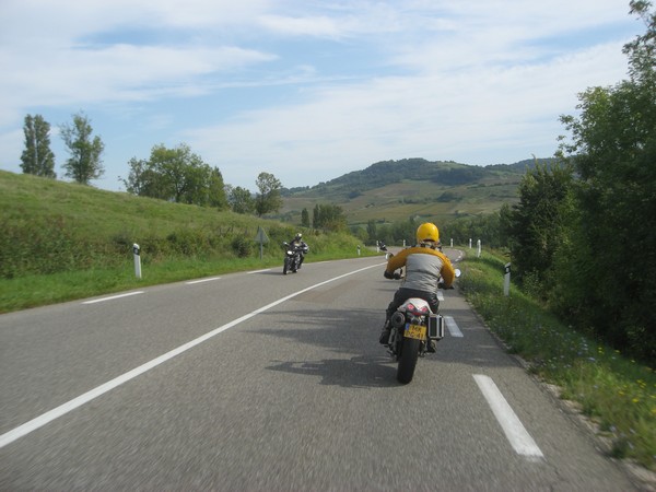 Mulhacen en motorrijder