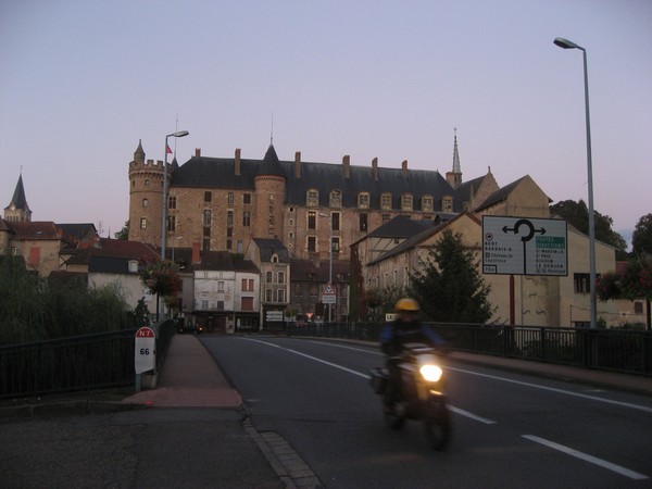 Motor en kasteel