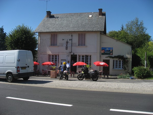 Motoren en cafe