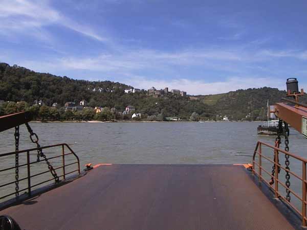 Ferry, broad river