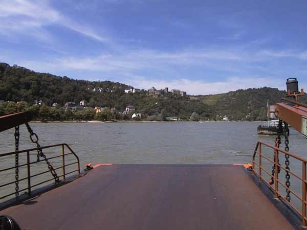 Ferry, broad river